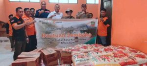 PT Antam Konut Salurkan Bantuan Korban Banjir
