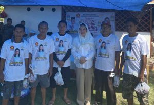 Cabup Dessy Indah Disambut Hangat Masyarakat Kecamatan Soropia dan Lalonggasumeeto