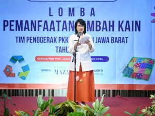 Peduli Lingkungan, TP PKK Jabar Gelar Lomba Pemanfaatan Limbah Kain Perca