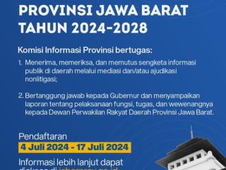 Pemda Provinsi Jabar Gelar Seleksi Anggota Komisi Informasi Tahun 2024-2028