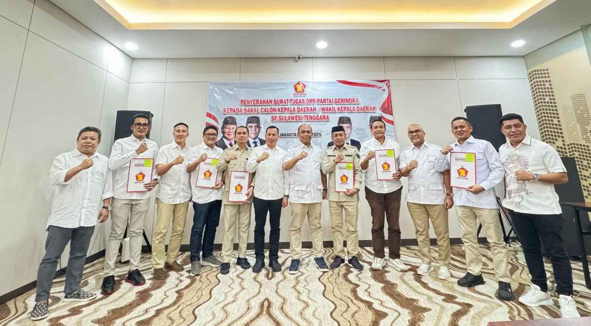 DPD Gerindra Sultra Tetap Konsisten Usung Kader di Pilkada 2024