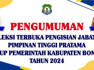 Pemkab Bombana Buka Seleksi Terbuka Pengisian Jabatan Pimpinan Tinggi Pratama