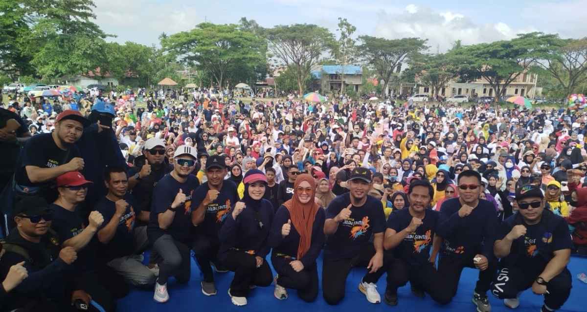 Seperti Magnet, Event yang Dihadiri Pasangan Siska-Sudirman Selalu Dipadati Masyarakat