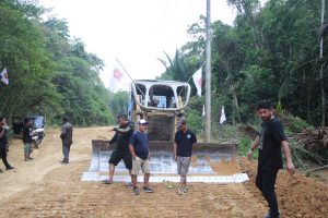 Perbaiki Jalan Rusak di Konawe, Andi Ady Aksar Kembali Buktikan Komitmen Partai Gerindra