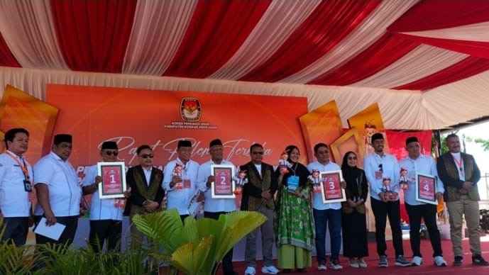 KPU Konkep Tetapkan 4 Calon Bupati dan Wakil Bupati Pilkada 2024