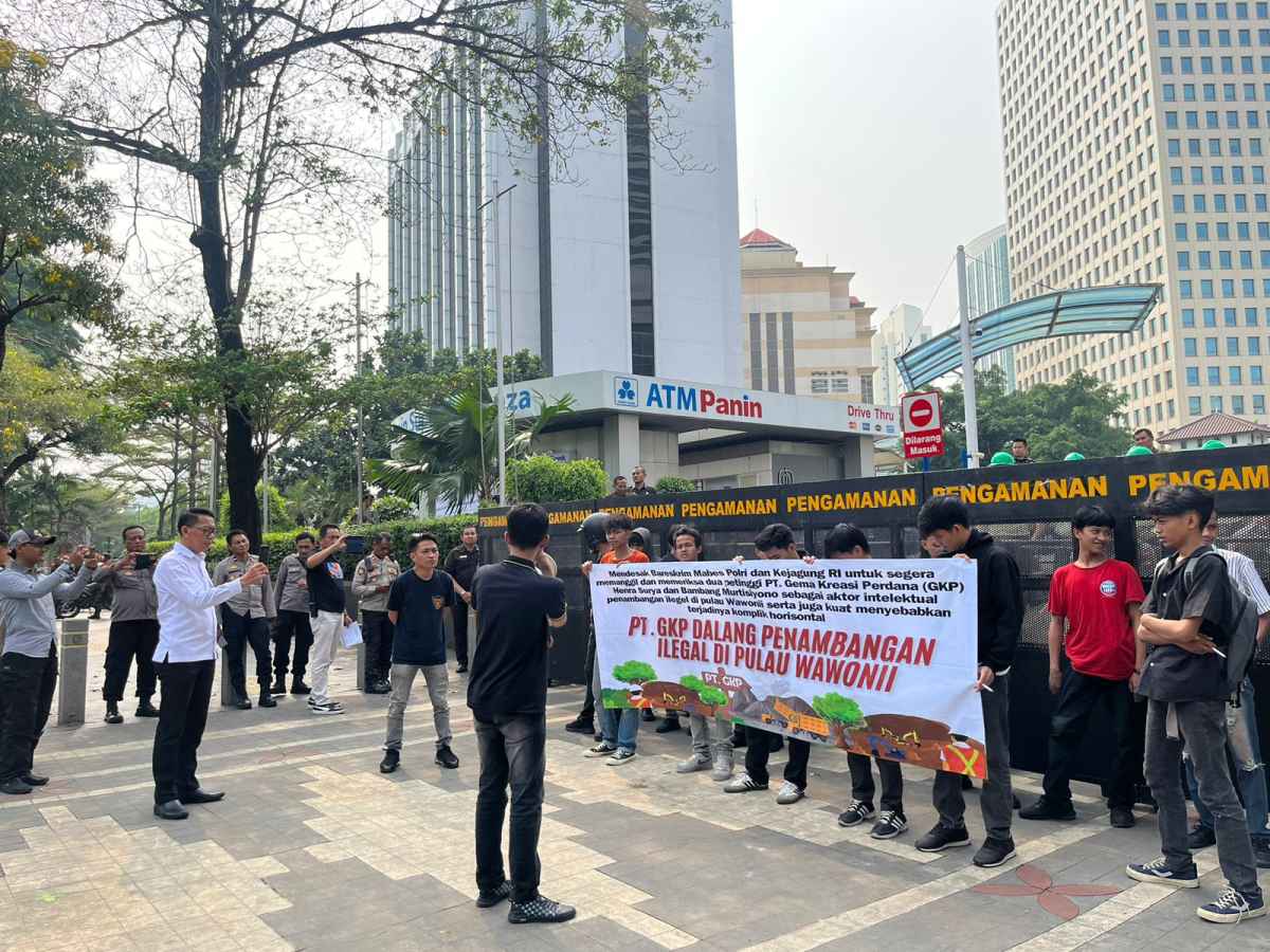 Ada Putusan MA, PT GKP Masih Beraktifitas, Massa Aksi: APH di Sultra Harus Disekolahkan Kembali