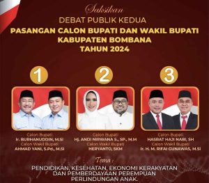 KPUD Bombana Gelar Debat Kandidat ke Dua di GOR