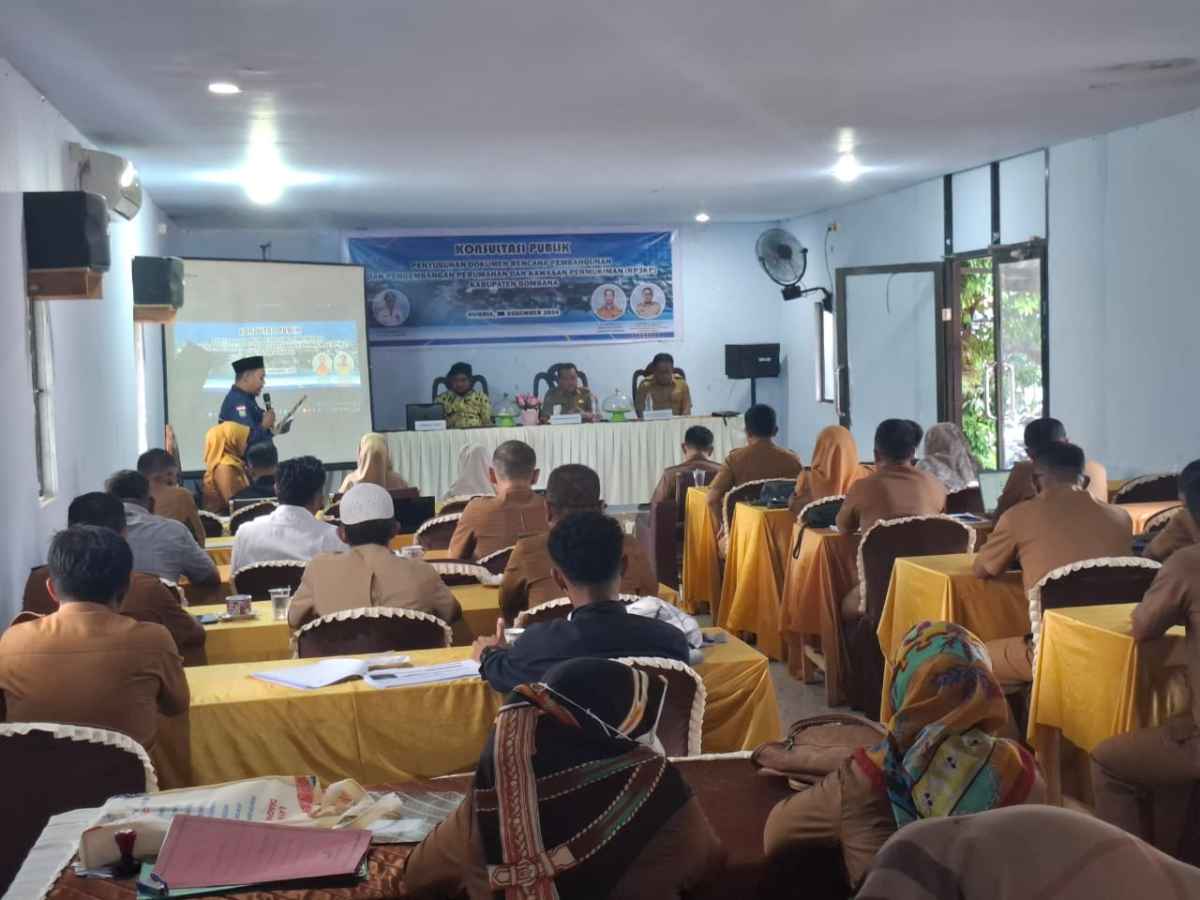 Tingkatkan Pelayanan, Dinas Perumahan Bombana Gelar Konsultasi Publik