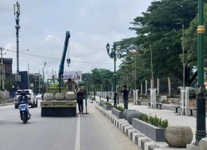 Pekerjaan Pedistrian Eks MTQ Kendari Tak Selesai Tepat Waktu, PPK: Diperpanjang