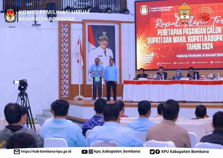 Tak Bersengketa, KPU Bombana Tetapkan Pemenang Pilkada