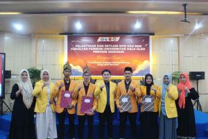 Pengurus BEM FF UHO Berganti, 84 Mahasiswa Dilantik jadi Pengurus Baru