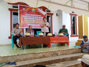 Reses Masa Sidang Perdana, Tyas Zulfikar Akan Awasi Pembangunan di Kolut