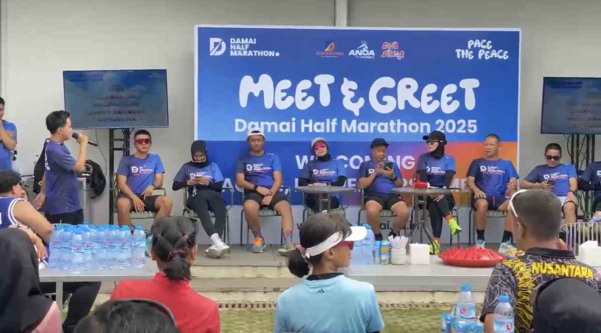 Ratusan Peserta Tumpah Ruah Ikuti Kickoff Damai Half Marathon 2025 Ratusan Peserta Tumpah Ruah Ikuti Kickoff Damai Half Marathon 2025