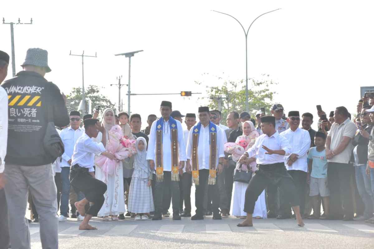Disambut Masyarakat Konkep, Bupati Cerita Pernah Ingin jadi Tentara