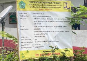 Kejari Konawe Periksa Pekerjaan Proyek IPA oleh CV Kapande Wonua