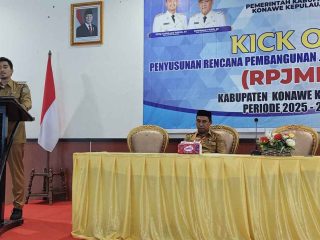 Bupati Konawe Kepulauan Membuka Kick Off Penyusunan RPJMD 2025-2030