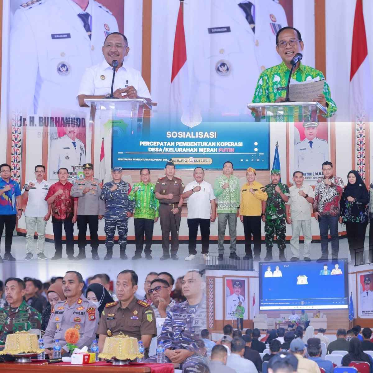 Bupati Bombana Sebut Koperasi Merah Putih Tulang Punggung Ekonomi