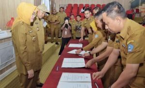 Perjanjian Kinerja, Walikota Kendari Minta Seluruh OPD Berinovasi: Jangan Mager