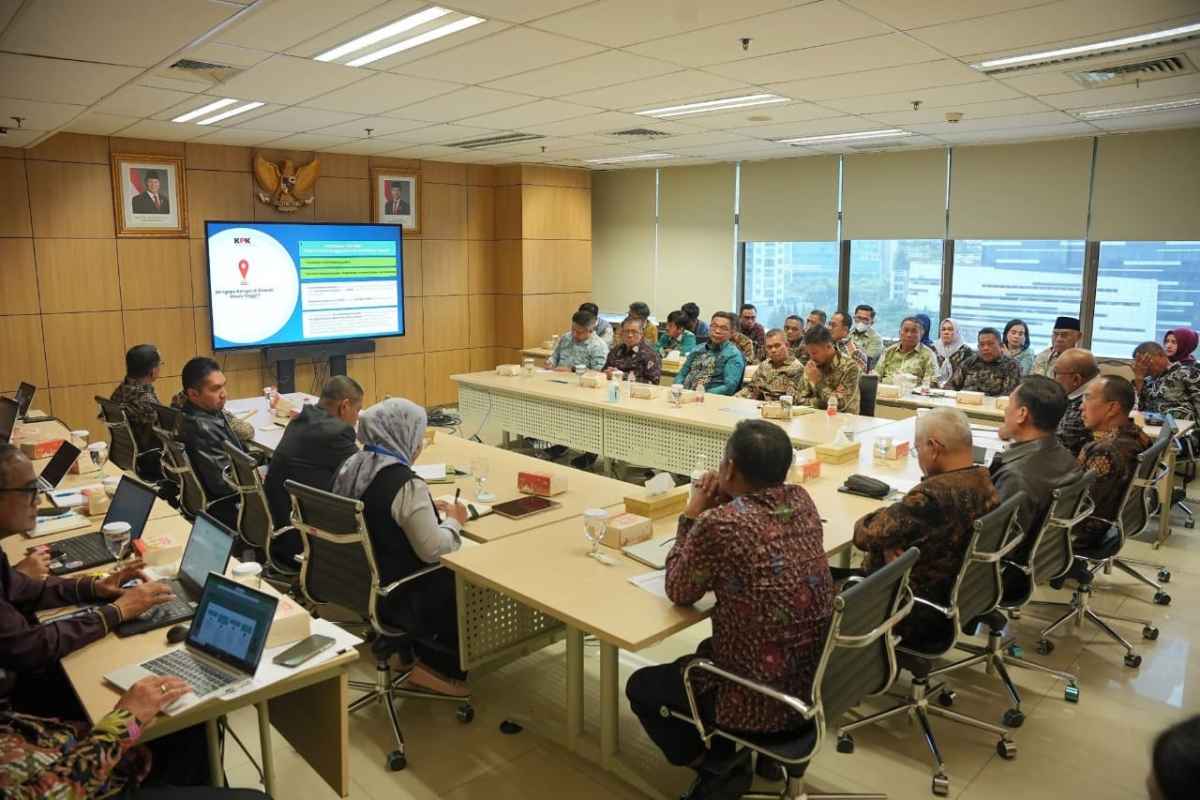 Pencegahan Korupsi, Gubernur Sultra Bersama Jajarannya Berkunjung ke KPK