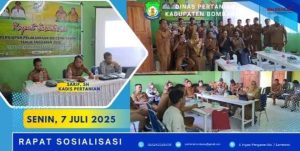 Dinas Pertanian Bombana Dorong Percepatan SID untuk Cetak Sawah 750 Hektare