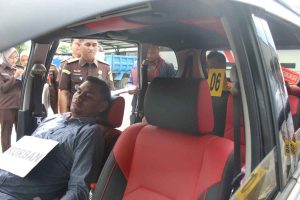 Kejari Kendari Rekontruksi Pembunuhan Sopir Bombana-Kendari, 22 Adegan Dilakukan