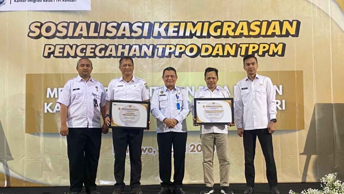 Imigrasi Kendari Bentuk 50 Desa Binaan di Konawe Untuk Cegah TPPO dan TPPM