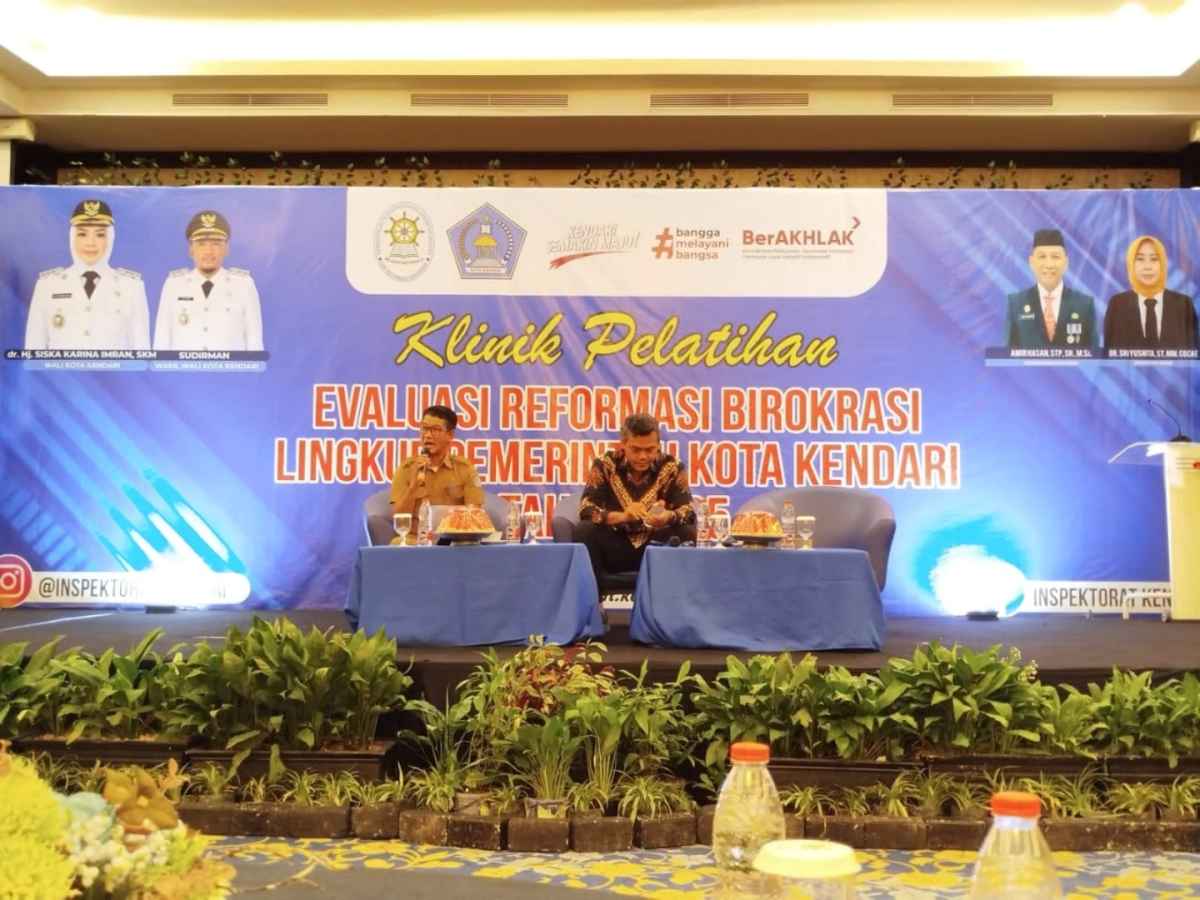 Dorong Perubahan Nyata dalam Pelayanan Publik, Inspektorat Kendari Gelar Klinik Evaluasi Reformasi Birokrasi