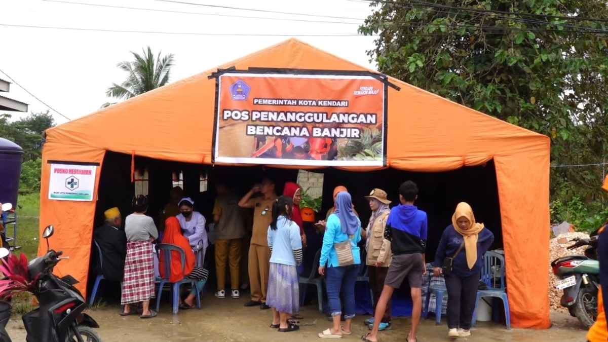 Darurat Banjir di Kali Wanggu, Walikota Kendari Kerahkan Seluruh OPD Turun Tangan