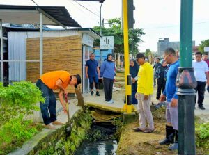 Walikota Kendari Instruksikan Bersihakan Drainase, Cegah Genangan Air Dikawasan Pedistrian Eks MTQ
