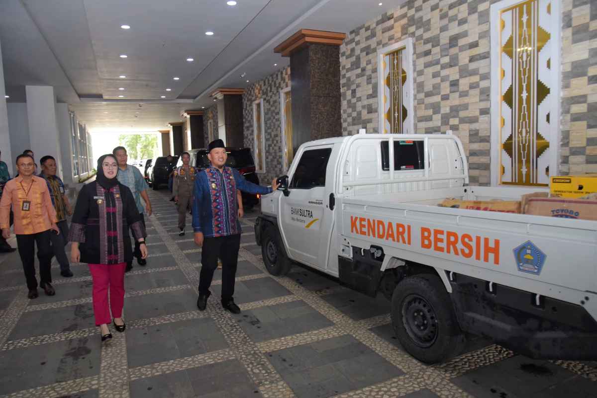 Jadikan Kendari Bersih dan Nyaman, Pemkot Kendari Dapat Dukungan dari Bank Sultra