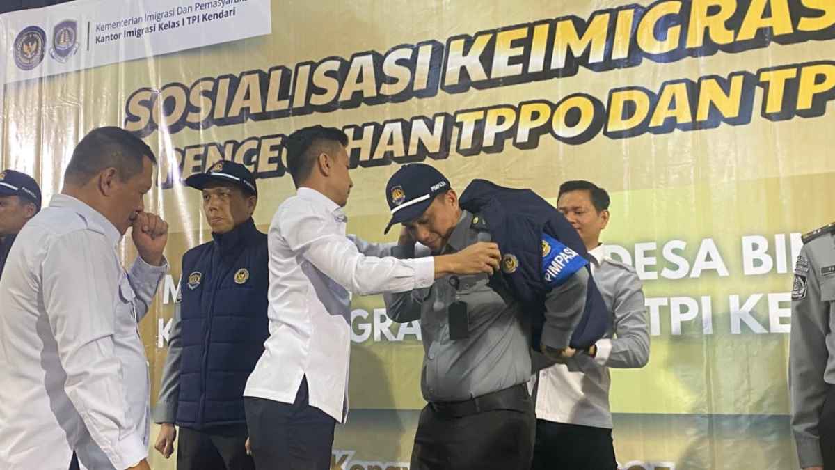 Imigrasi Kendari Bentuk 50 Desa Binaan di Konawe Untuk Cegah TPPO dan TPPM
