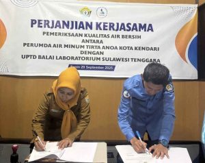 Berikan Terbaik Untuk Masyarakat, PDAM Tirta Anoa Kendari Gandeng Labkesda