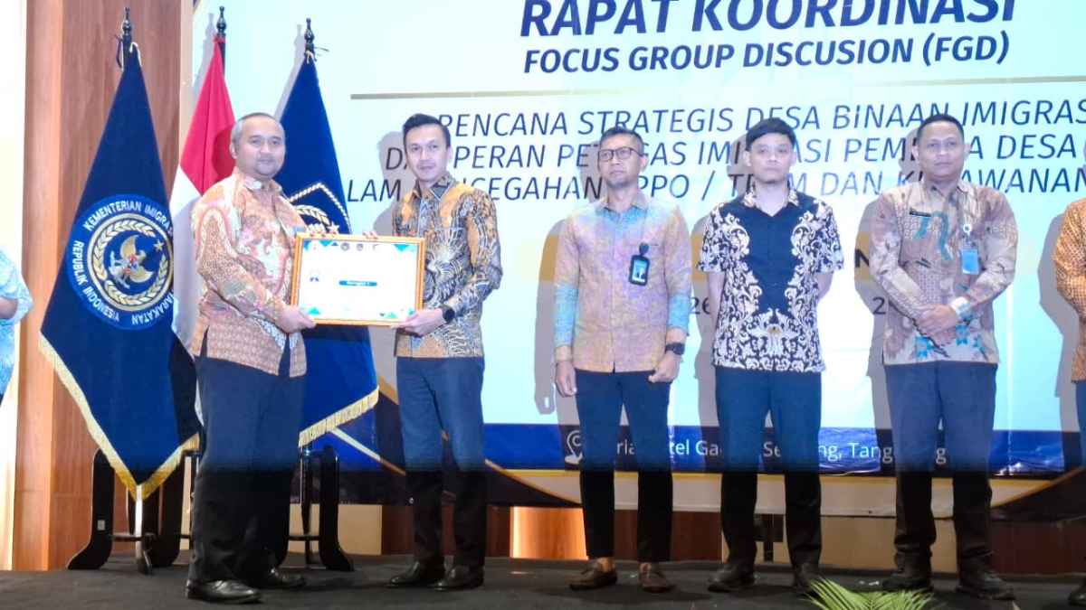 Perkuat Pengawasan Berbasis Desa, Imigrasi Kendari Raih Peringkat 1 Pelaporan DBI dan PIMPASA