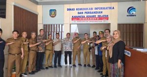 Pemkot Kendari Berbagi Pengalaman Implementasi Layanan Call Center 112 di Konsel