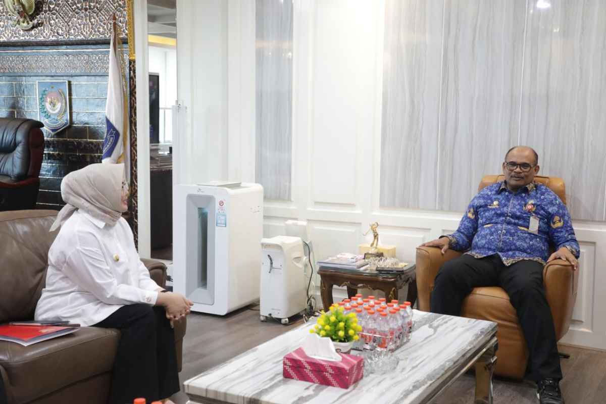 Untuk Pelayanan Maksimal, Walikota Kendari Menghadap Kemendagri Guna Peningkatan Sarana Damkar dan Satpol PP