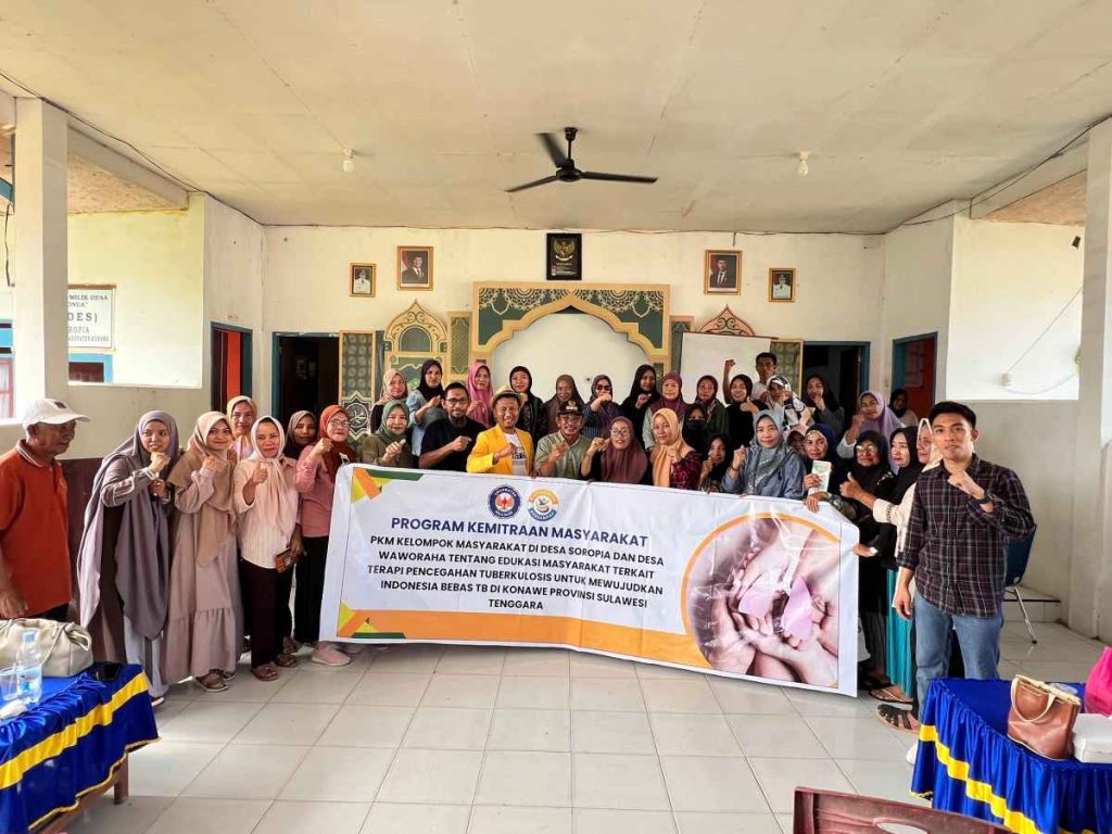 Tim PKM Desa Soropia dan Waworaha Edukasi Terapi Pencegahan TB