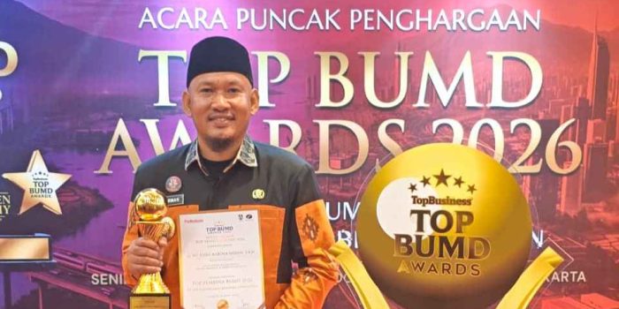 Pemkot Kendari dan BPR Bahteramas Raih Penghargaan di TOP BUMD Awards 2026