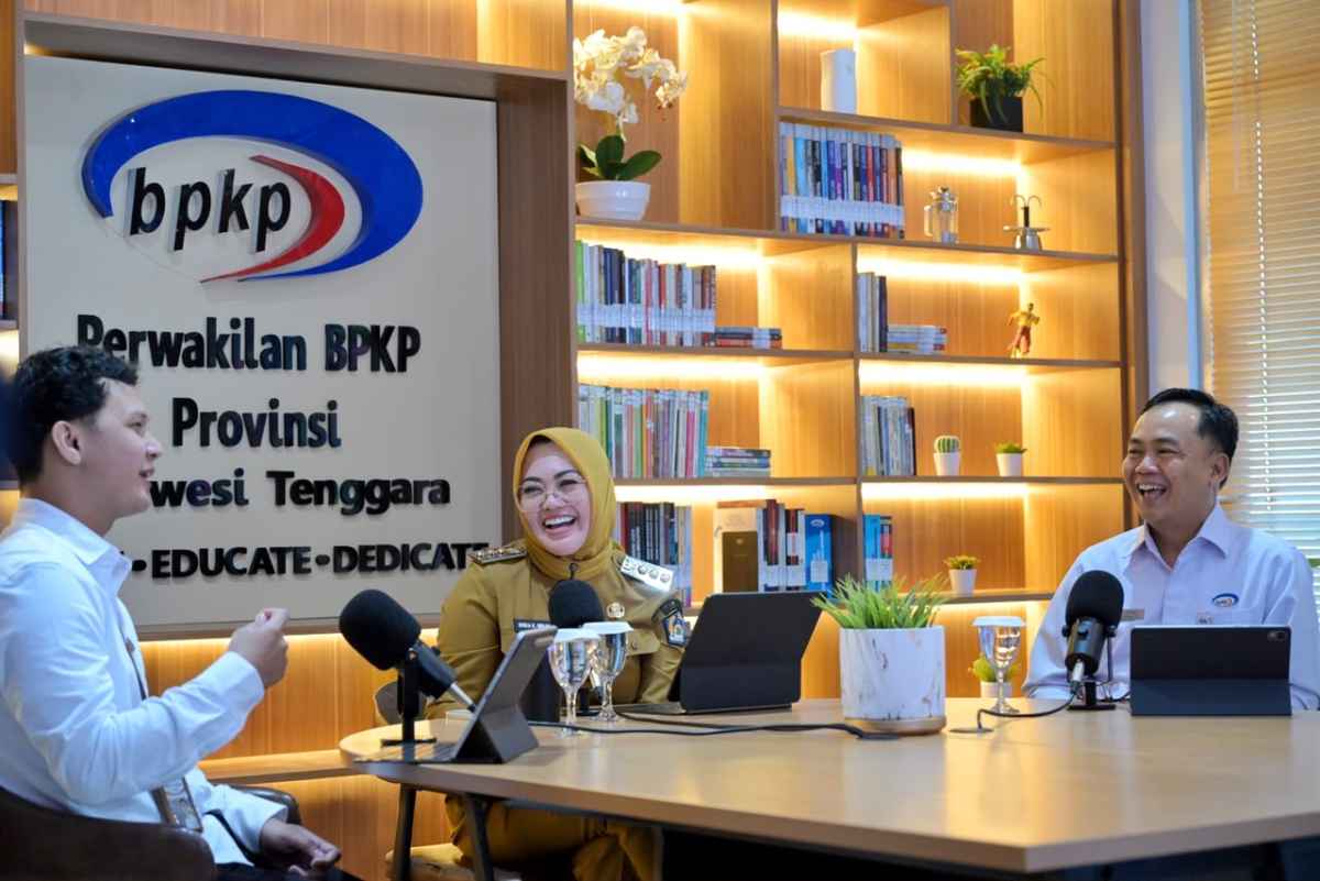 4529eba9-3a13-4d2f-8c36-c993de092886 Walikota Kendari Berbagi Strategi Cegah Korupsi di Podcast BPKP Sultra
