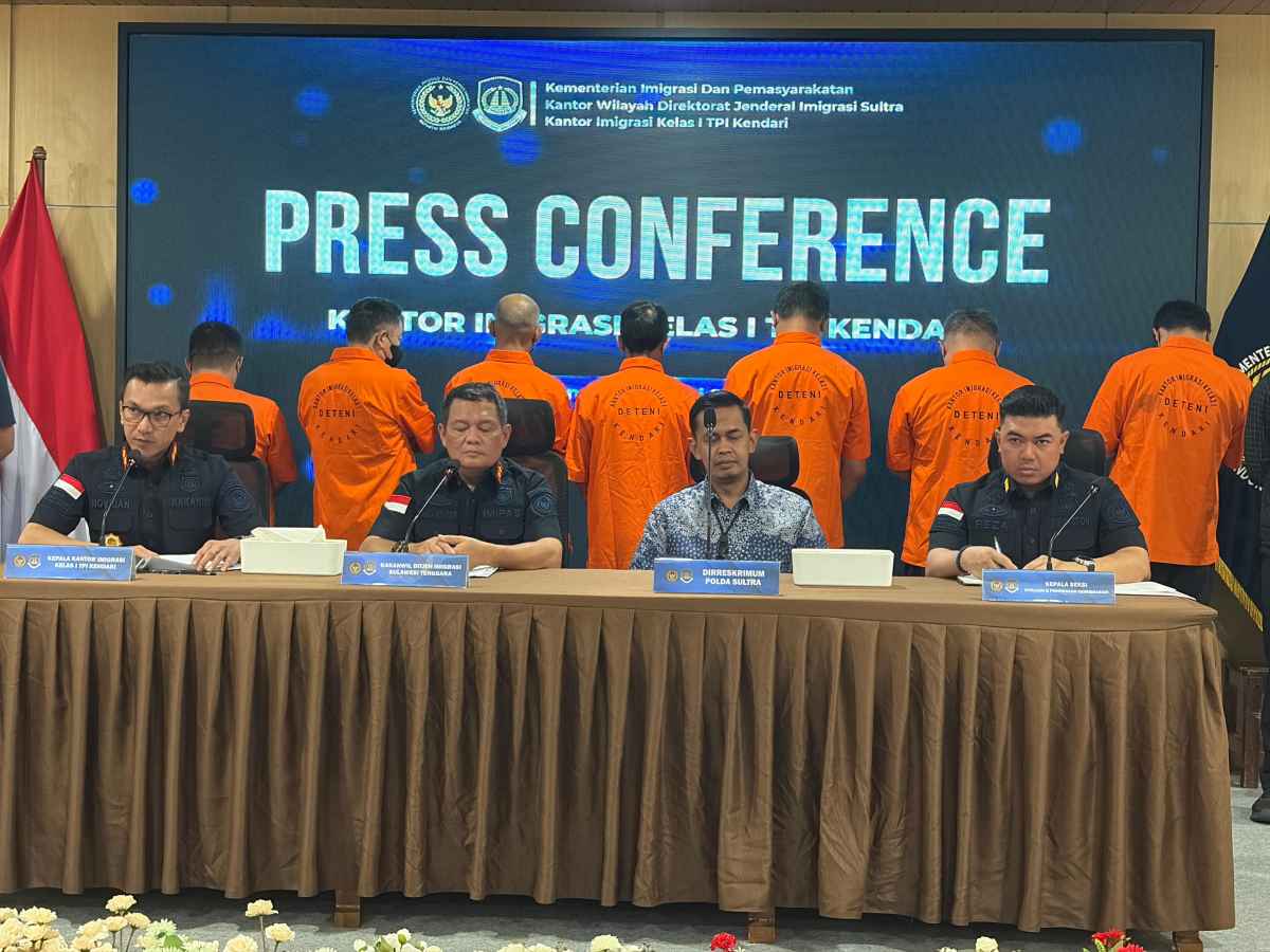 Imigrasi Kendari Gagalkan Dugaan Penyelundupan Manusia ke Australia