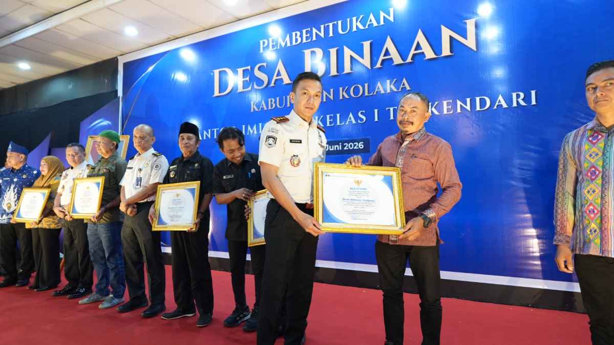 Cegah TPPO dan Pengawasan Orang Asing, Imgrasi Bentuk Enam Desa Binaan di Kolaka