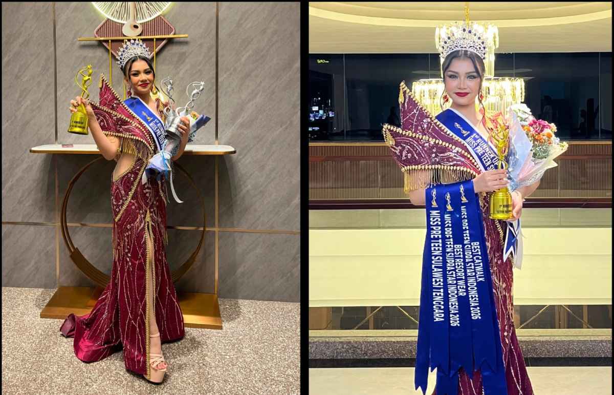 Putri Daerah Sultra Unjuk Kelas, Malyqa Aurora Sabet Deretan Gelar di Supra Stars Indonesia 2026