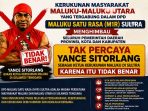 Yance Sitorlang Klaim Dirinya Sebagai Ketua Kerukunan Maluku di Sultra, DPD M1R: Itu Tidak Benar
