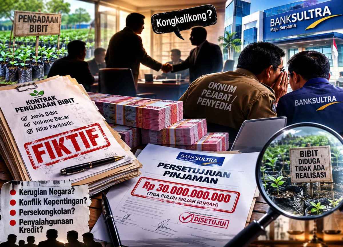 29CDCFF1-32DB-4382-8BB3-342465D9DF34 Kongkalikong Pencairan Dana Pinjaman Rp 30 Miliar di Bank Sultra yang Diduga Pakai Kontrak Fiktif