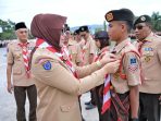 Pesan Walikota Kendari Dimoment Apel Besar Hari Pramuka ke 65