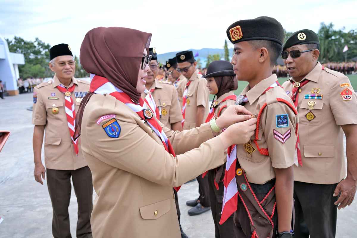 5d92dd80-6c4d-42e3-801a-6d6c3ed44a15 Pesan Walikota Kendari Dimoment Apel Besar Hari Pramuka ke 65