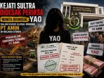 Kejati Didesak Periksa YAO dalam Kasus Penjualan “Dokter” PT AMIN