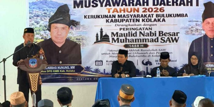 Kembali Dipercaya, Abbas Nuhung Aklamasi Pimpin KM Bulukumba Kolaka Lima Tahun ke Depan