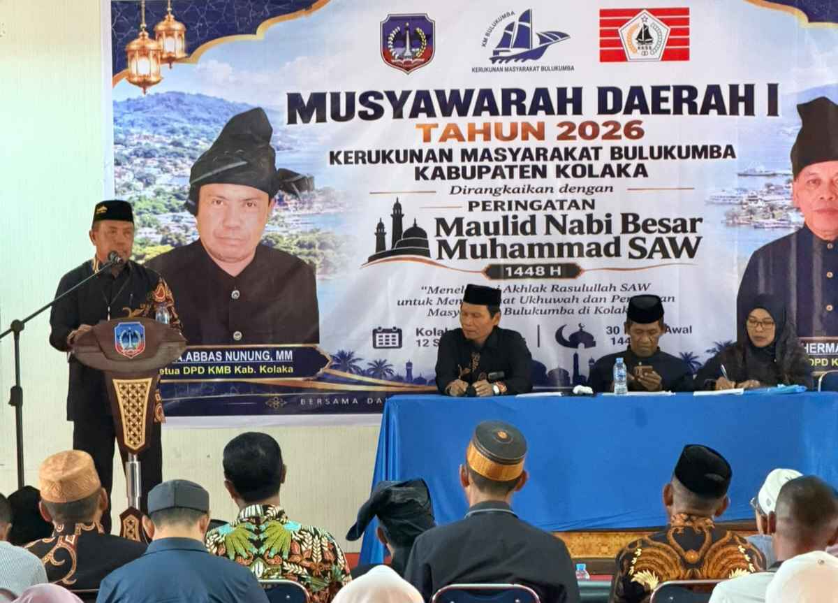 Kembali Dipercaya, Abbas Nuhung Aklamasi Pimpin KM Bulukumba Kolaka Lima Tahun ke Depan