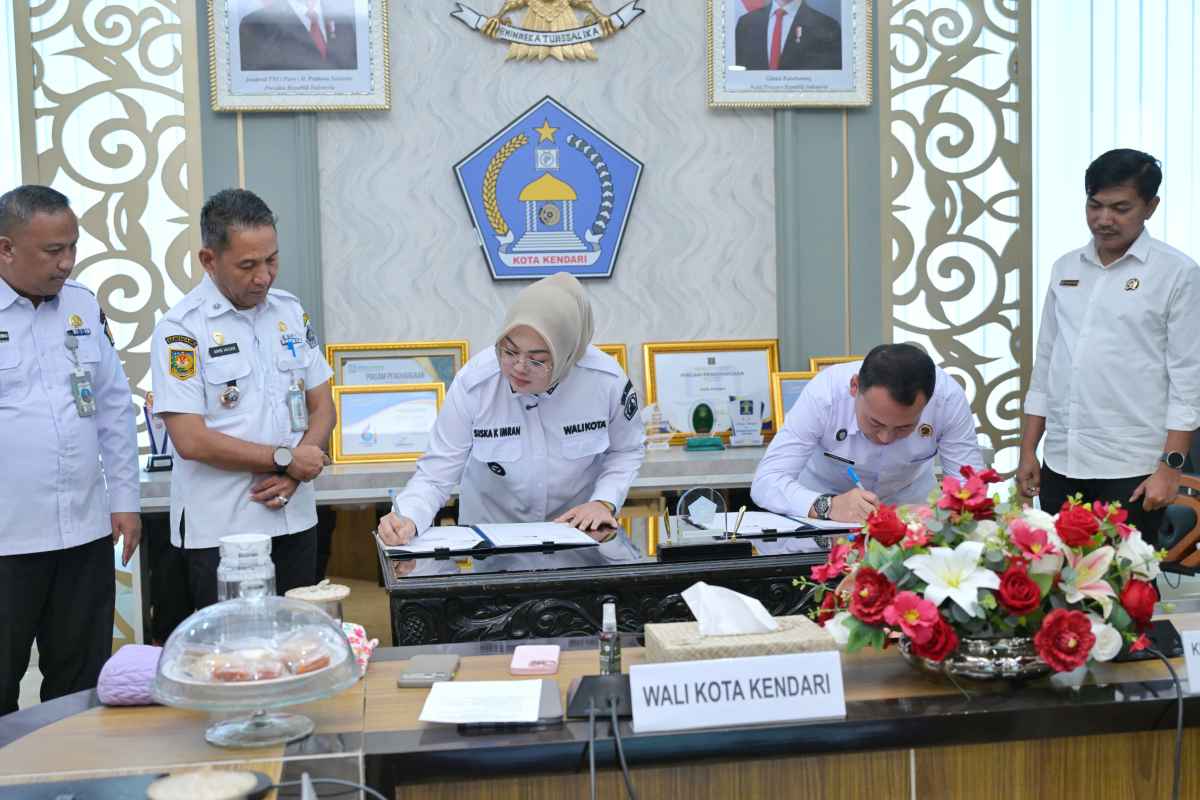 Optimalkan Penerimaan Pajak, Pemkot Kendari MoU dengan Pertanahan