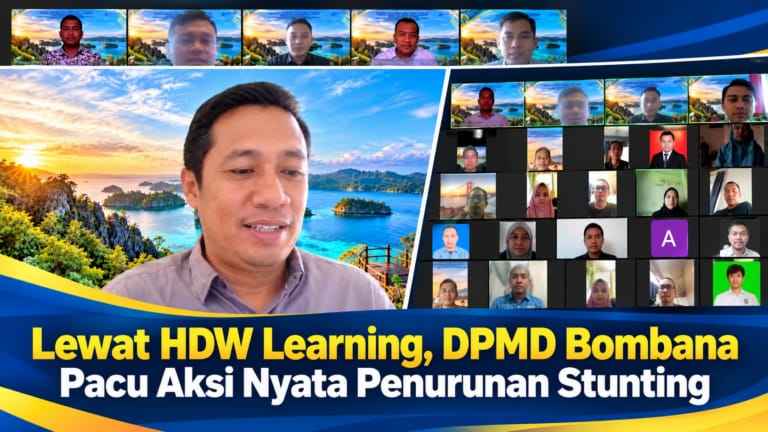 Lewat HDW Learning, DPMD Bombana Pacu Aksi Nyata Penurunan Stunting